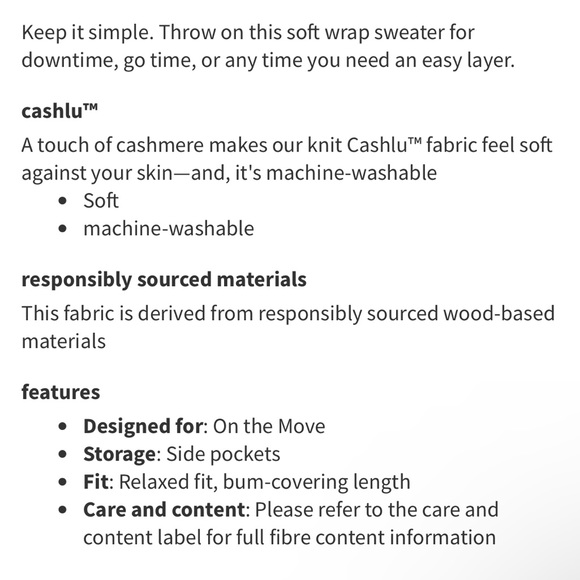 Lululemon Cashlu Knit Cardigan Sweater Sz M/L - Picture 6 of 6